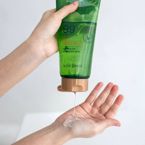 Wegański żel aloesowy Jeju Fresh Aloe Soothing Gel 99% tuba